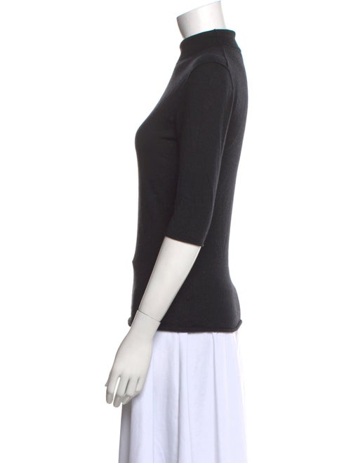 Burberry London Turtleneck Three-Quarter Sleeve Top