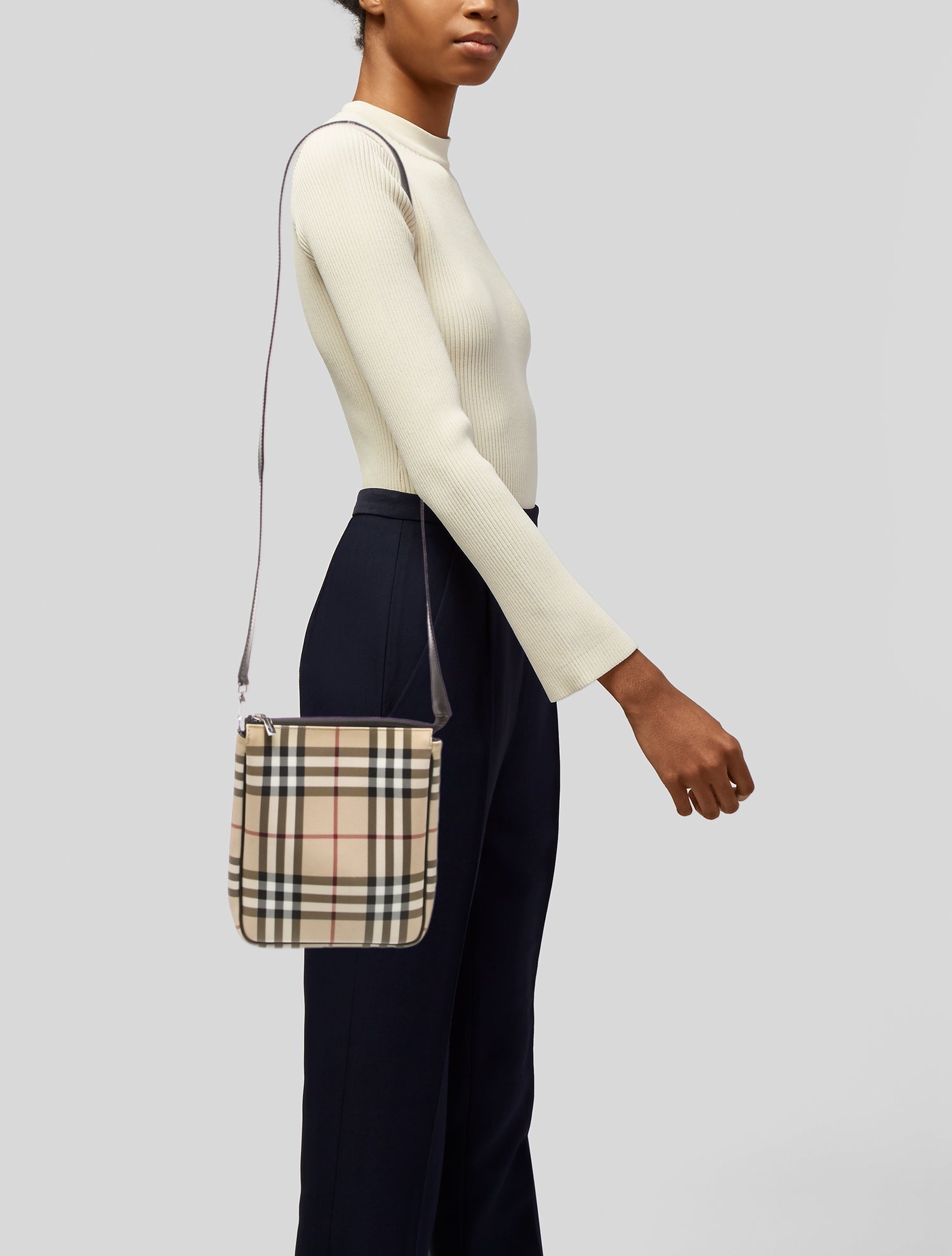 Burberry London Nova Check Crossbody Bag