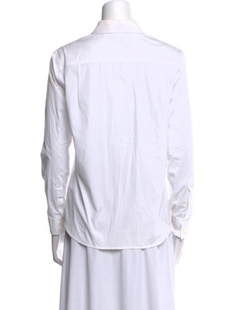 Burberry London Long Sleeve Button-Up Top