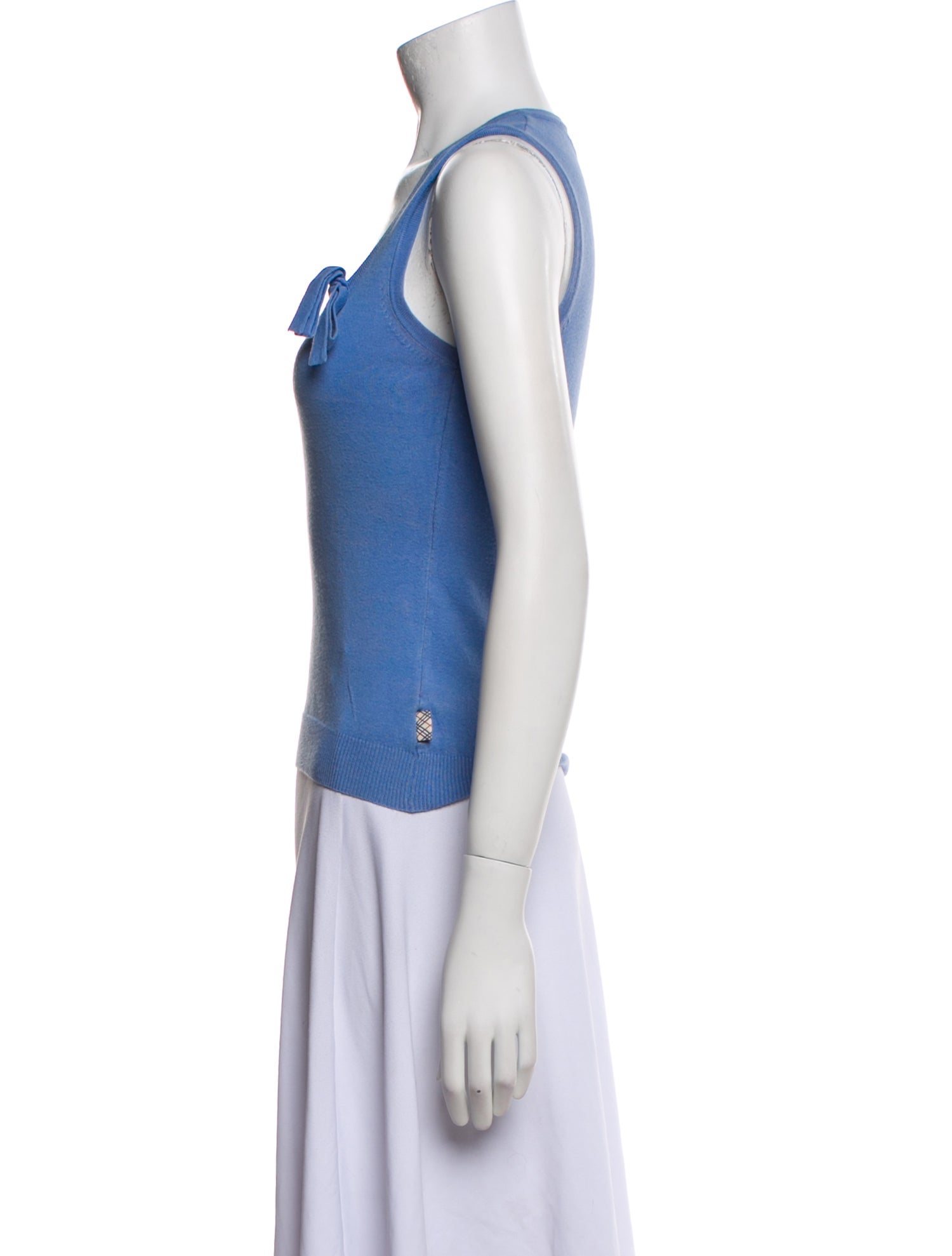 Burberry London Vintage Square Neckline Top