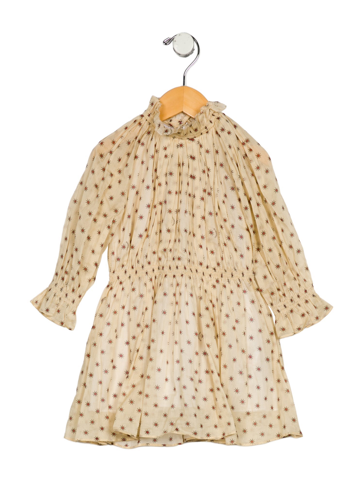 Burberry Girls' Printed Long Sleeve Dress