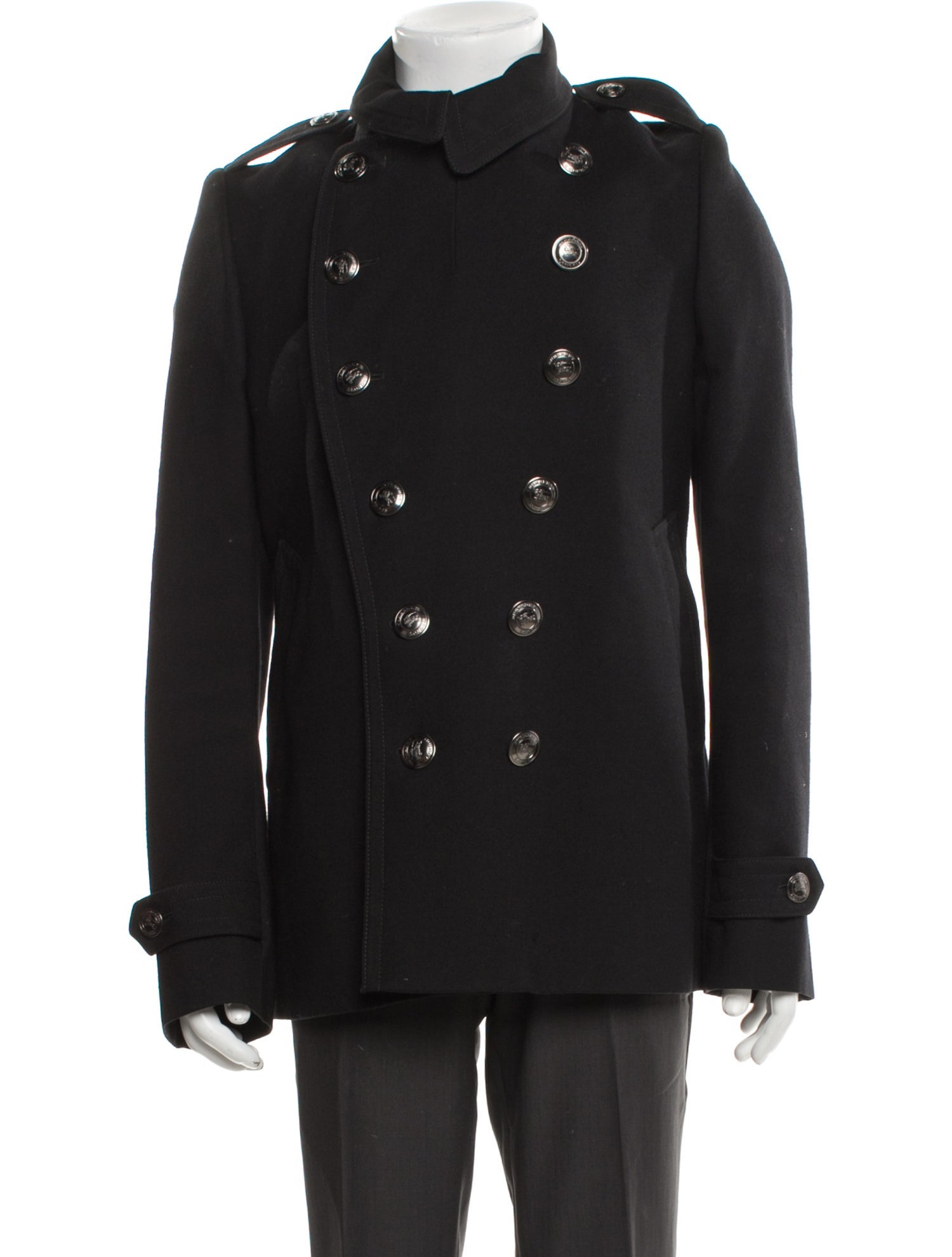 Burberry London Wool Peacoat