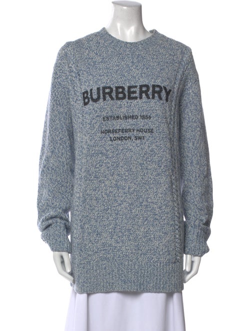 Burberry Wool Graphic Print Sweater