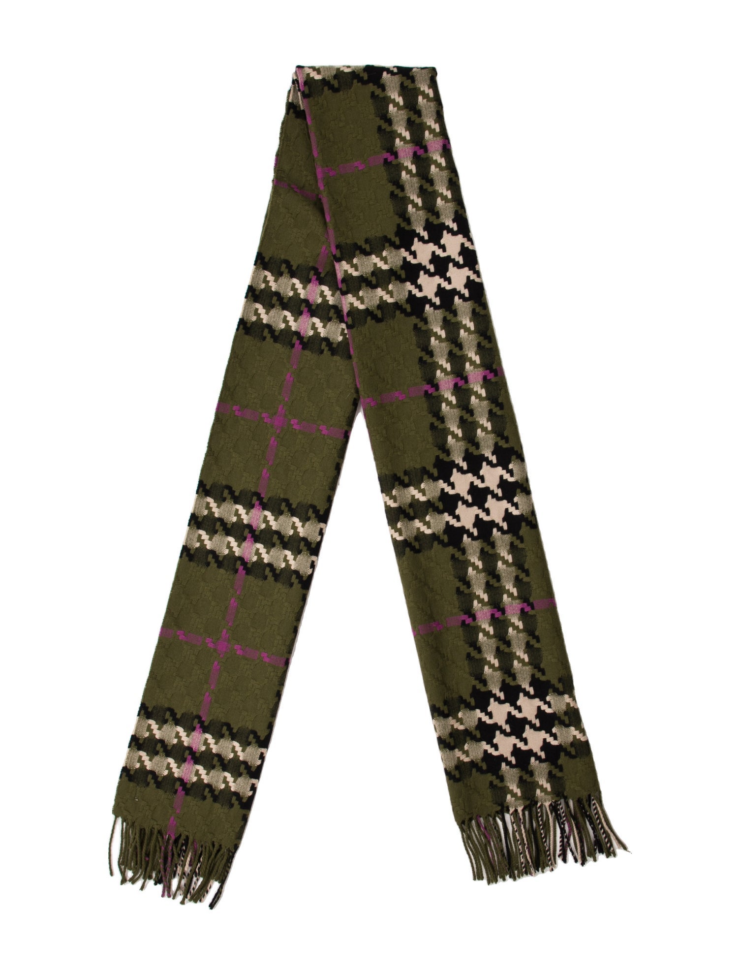 Burberry London Merino Wool Striped Shawl