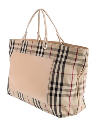 Burberry London House Check Tote