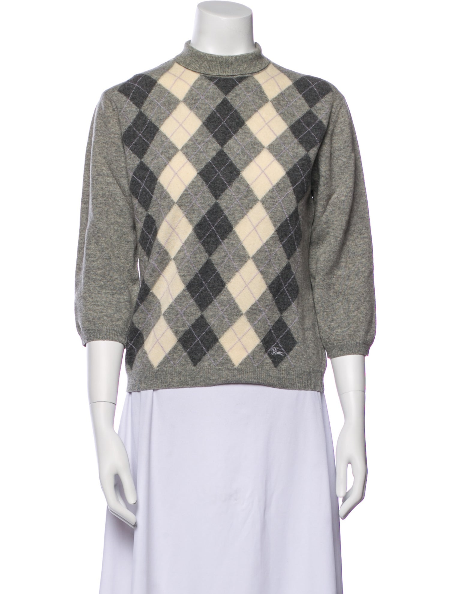 Burberry London Wool Printed Sweater