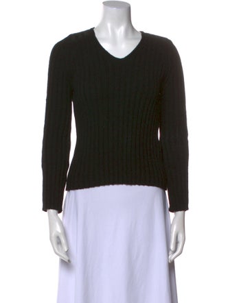 Burberry London Merino Wool V-Neck Sweater