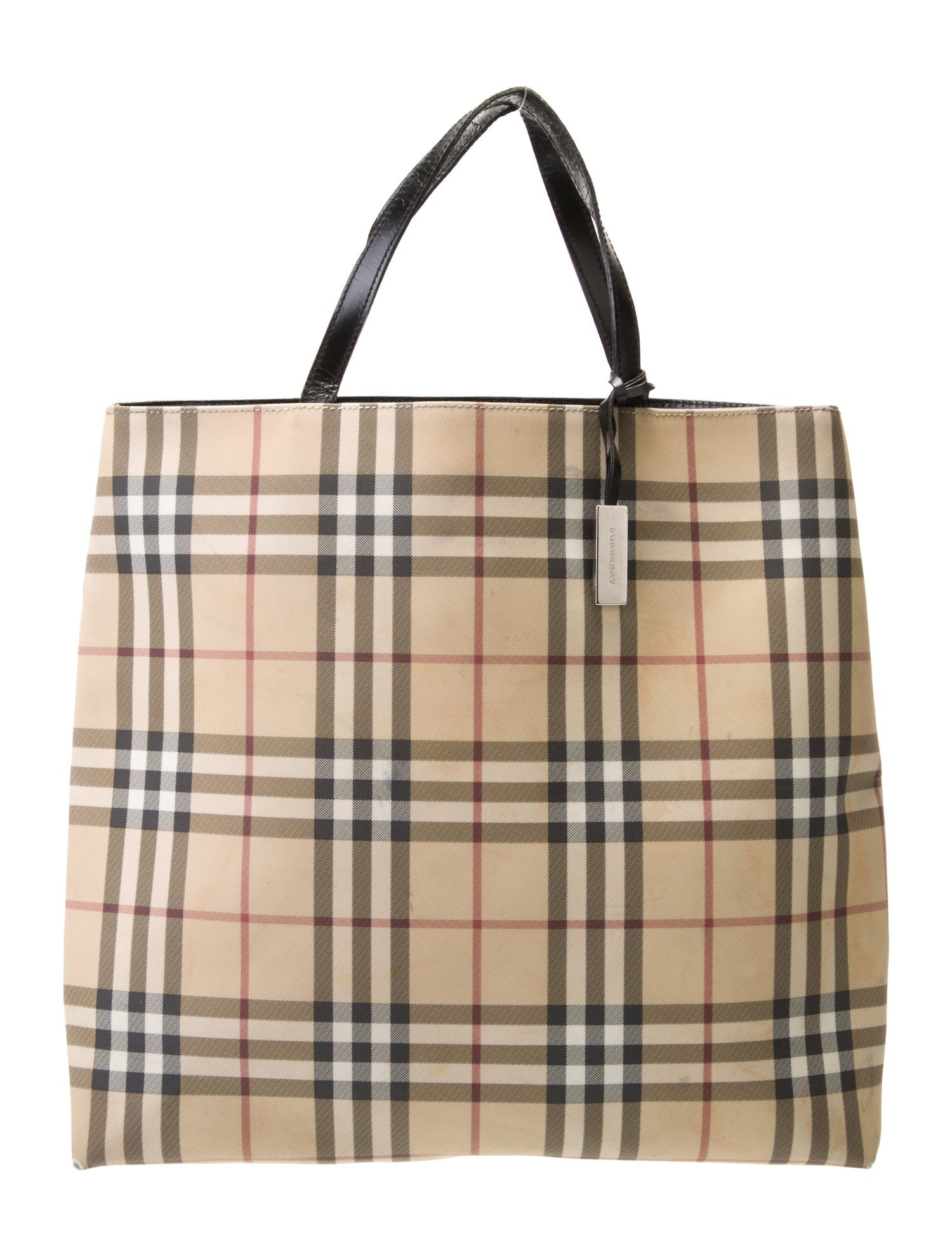 Burberry London Nova Check Top Handle Bag