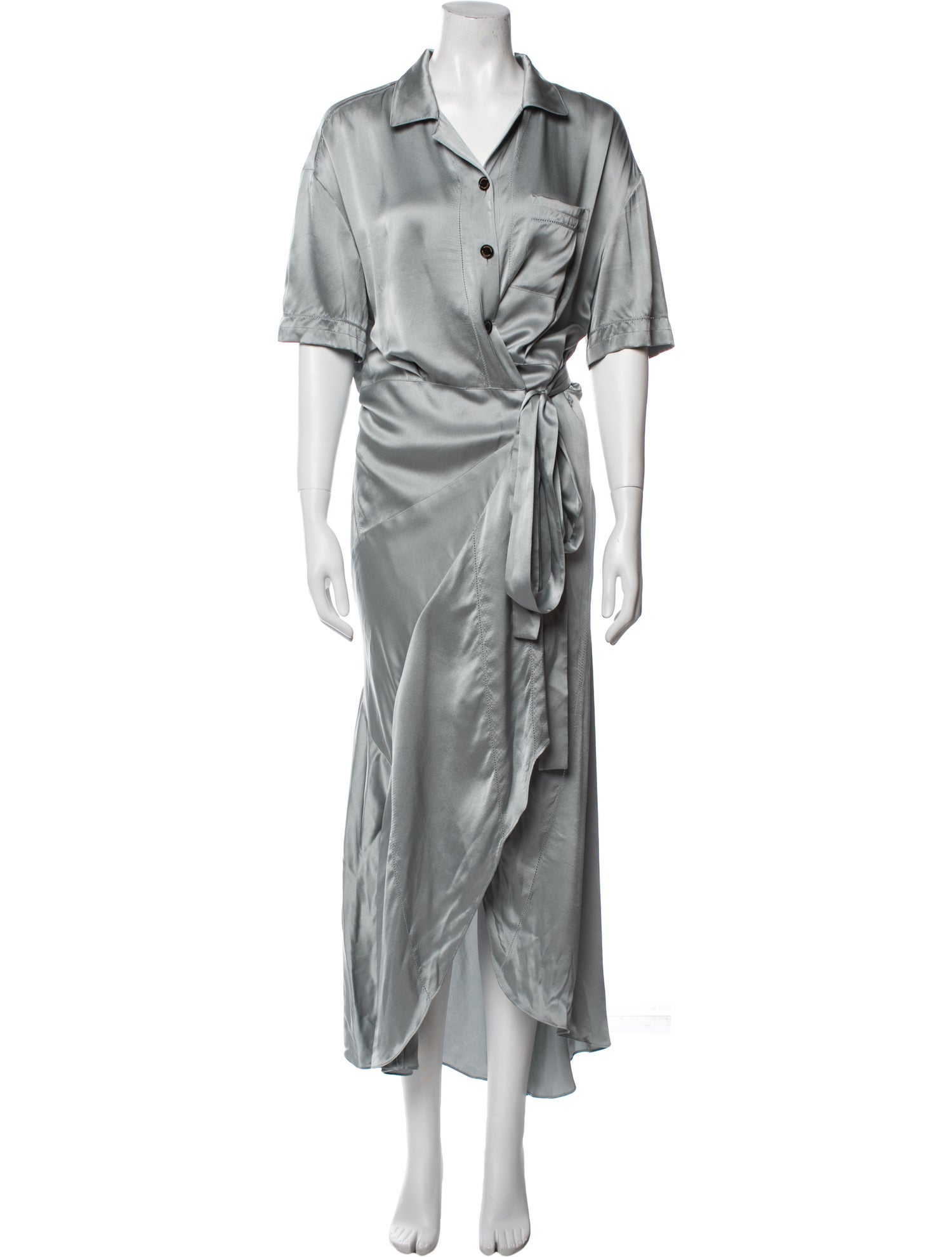 Burberry London Silk Long Dress