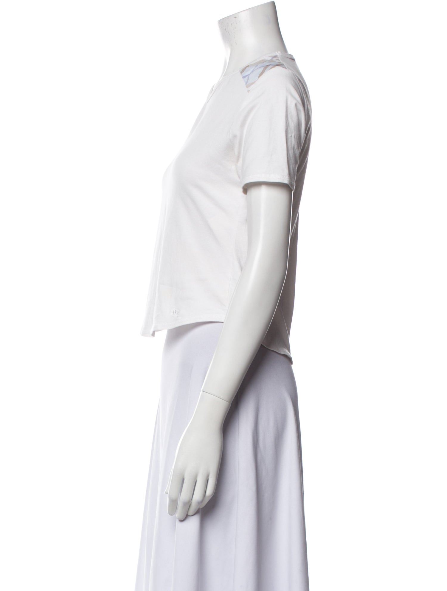 Burberry London Vintage Crew Neck Crop Top