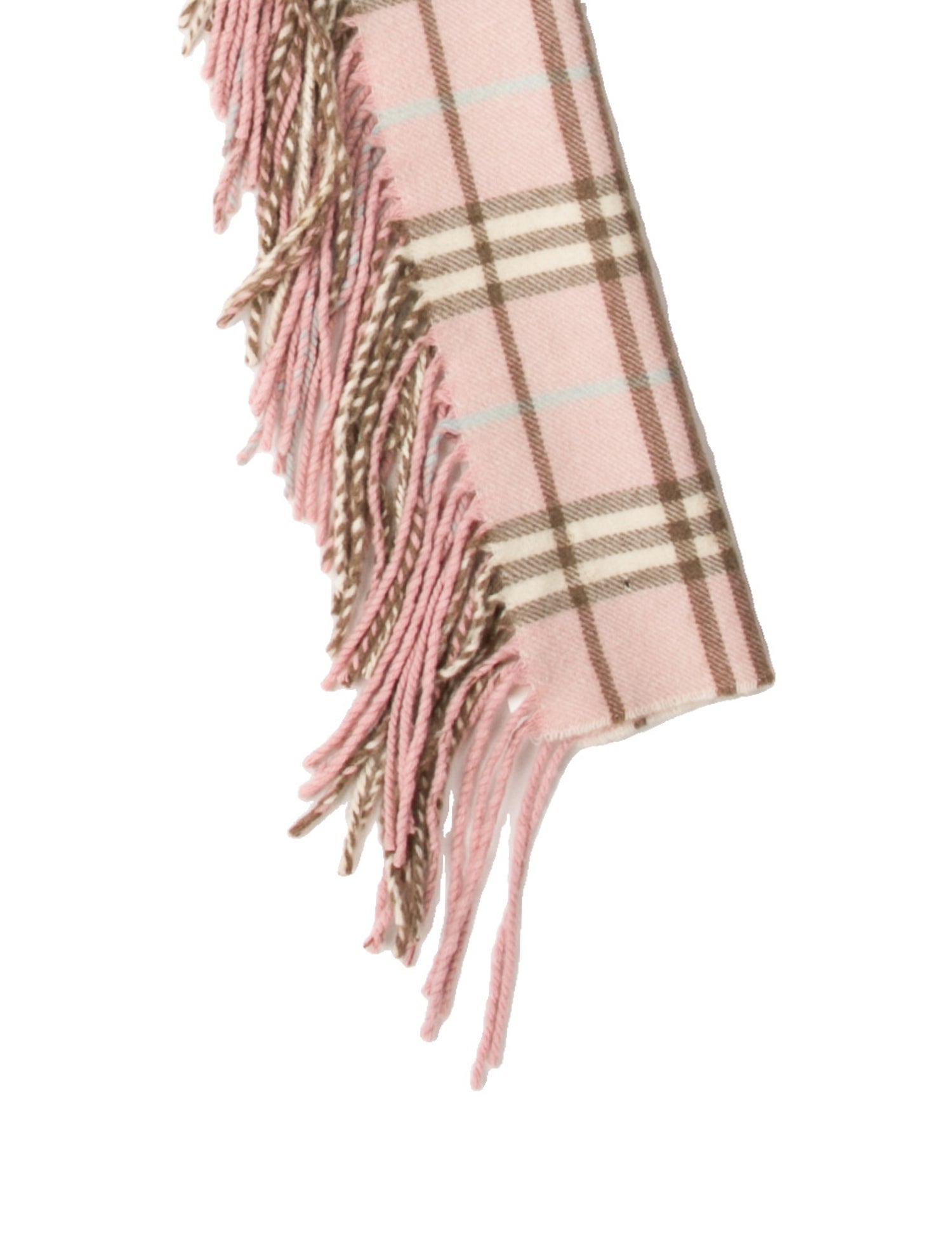 Burberry London Cashmere Nova Check Pattern Scarf