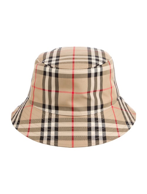 Burberry Neutral Pattern Printed Cotton Bucket Hat