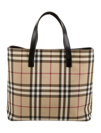 Burberry London Nova Check Top Handle Bag