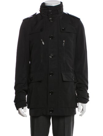 Burberry London Beat Check Pattern Utility Jacket