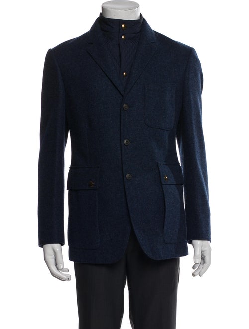 Burberry London Nova Check Pattern Peacoat