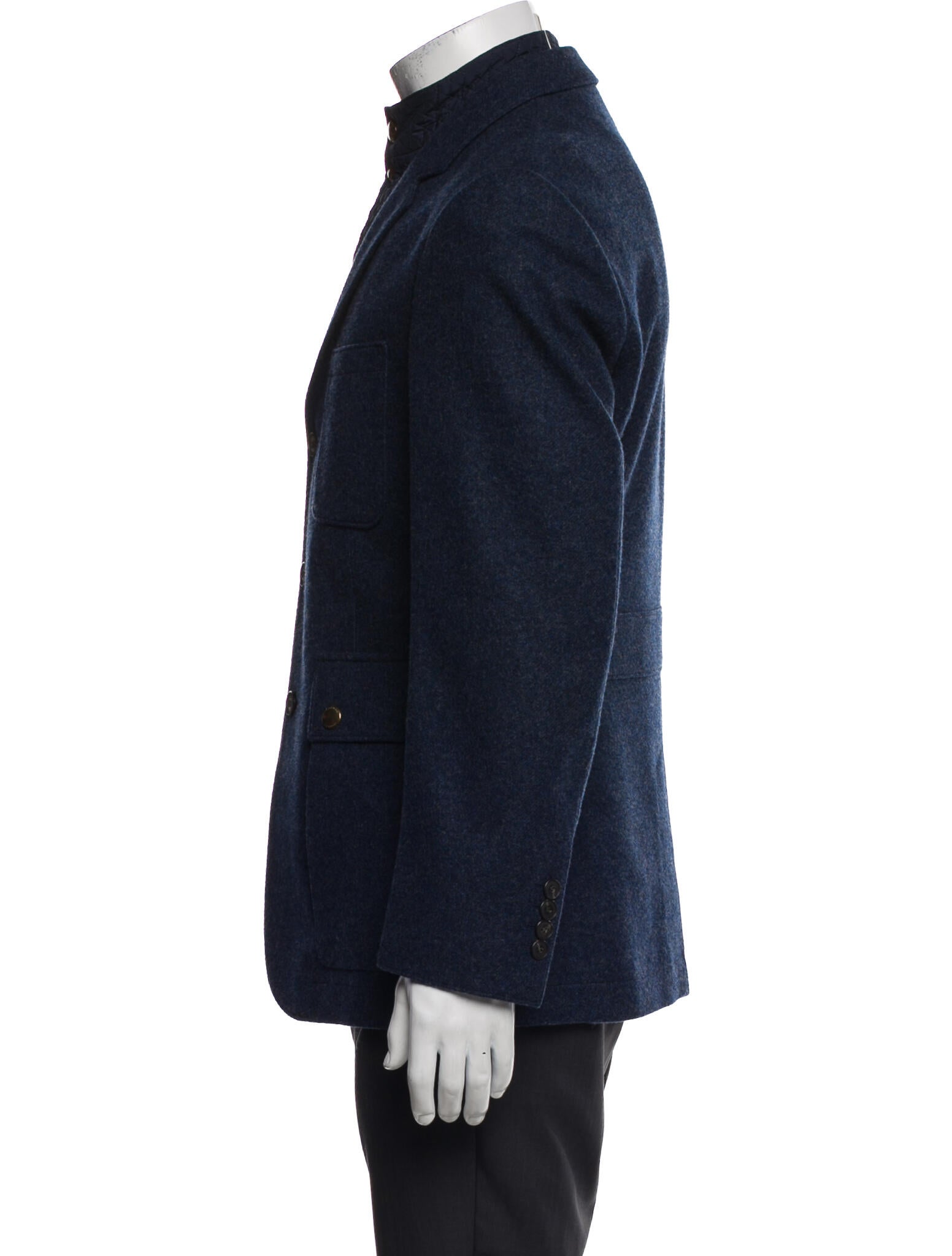 Burberry London Nova Check Pattern Peacoat