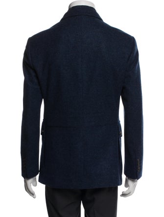 Burberry London Nova Check Pattern Peacoat