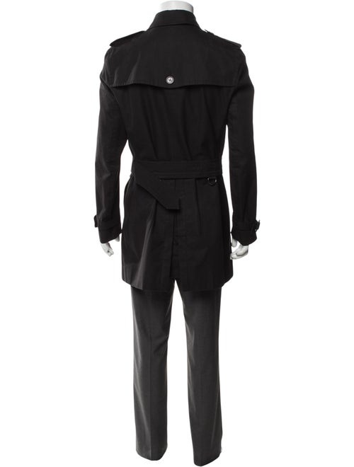 Burberry London Nova Check Pattern Trench Coat