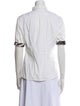 Burberry London Short Sleeve Button-Up Top