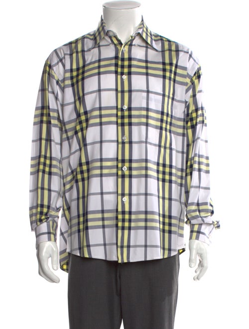 Burberry London House Check Pattern Long Sleeve Shirt