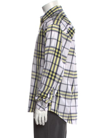 Burberry London House Check Pattern Long Sleeve Shirt