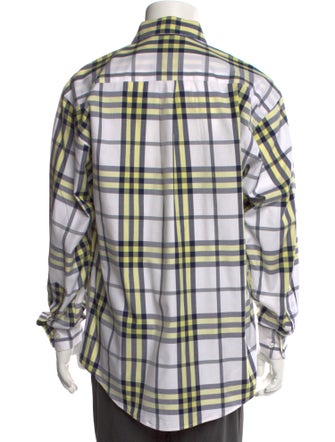 Burberry London House Check Pattern Long Sleeve Shirt