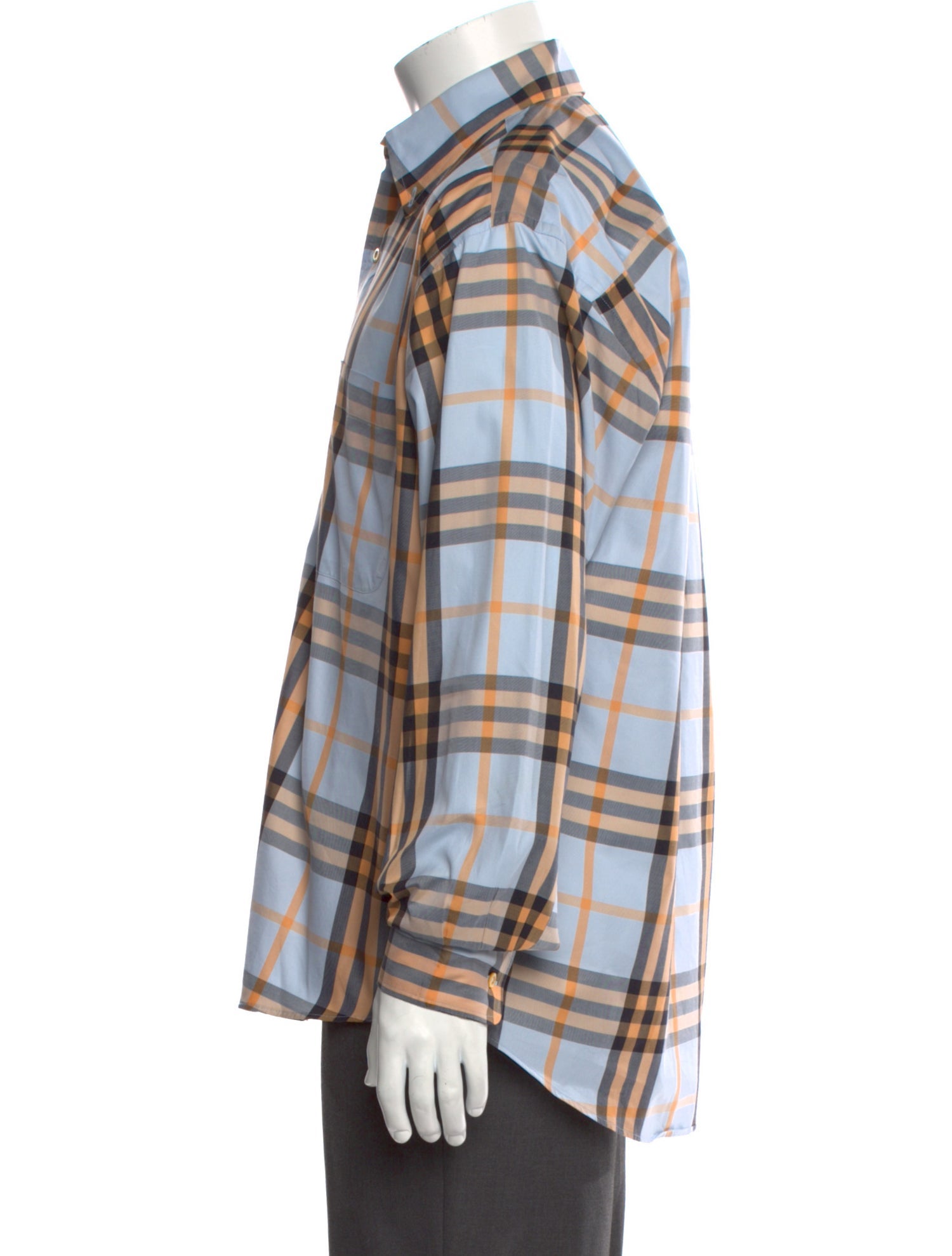Burberry London Vintage Check Plaid Print Shirt