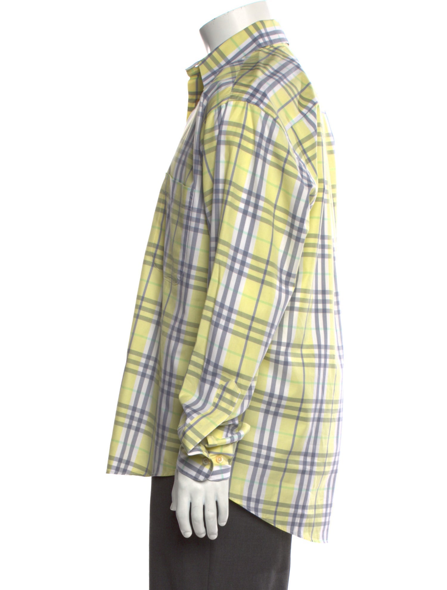 Burberry London Vintage Check Plaid Print Shirt