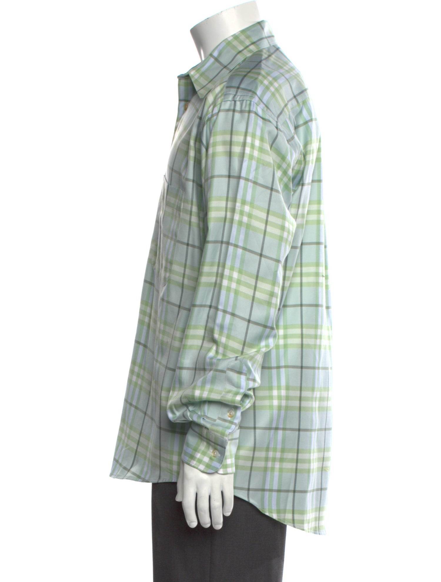 Burberry London Vintage Check Plaid Print Shirt