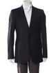 Burberry London Men's Blue Pattern Printed Wool Blazer