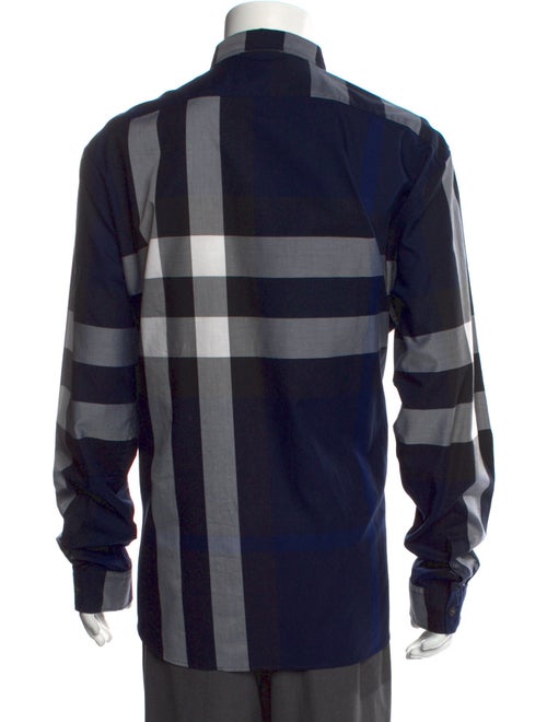 Burberry London Exploded Check Pattern Long Sleeve Shirt