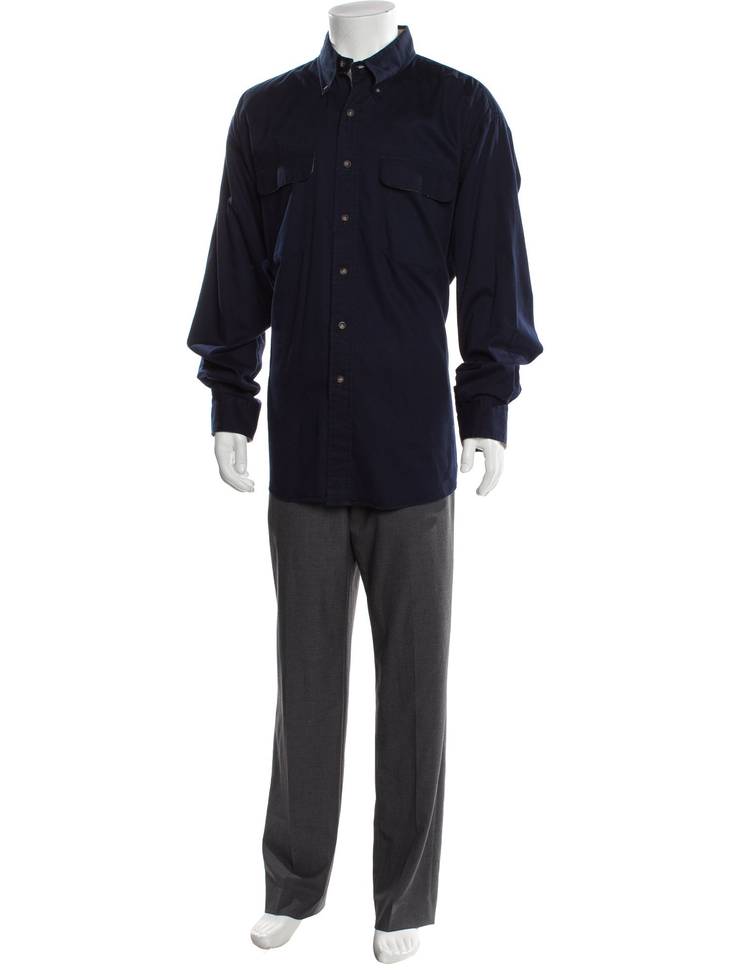 Burberry London Nova Check Pattern Long Sleeve Shirt