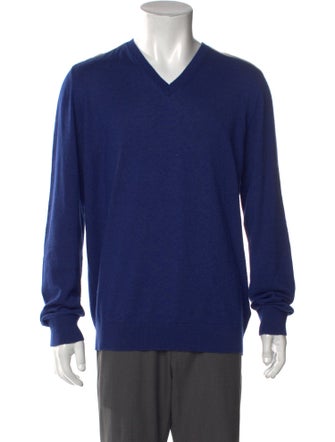 Burberry Brit V-Neck Long Sleeve Pullover