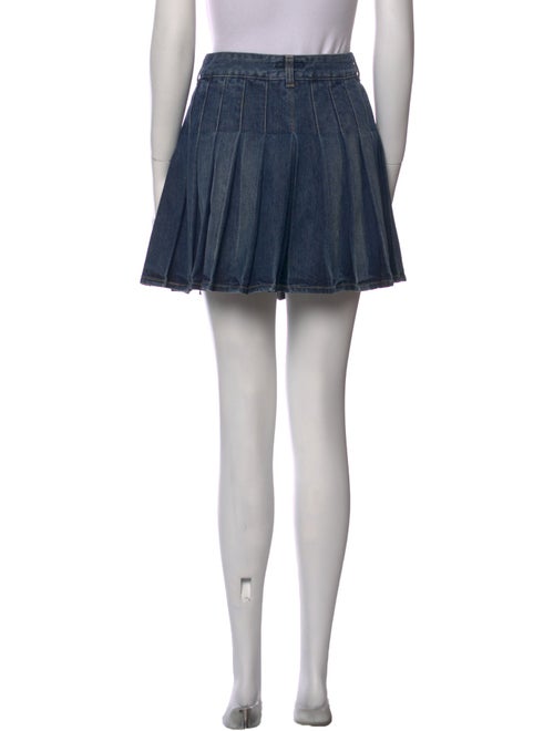Burberry London Pleated Accents Mini Skirt