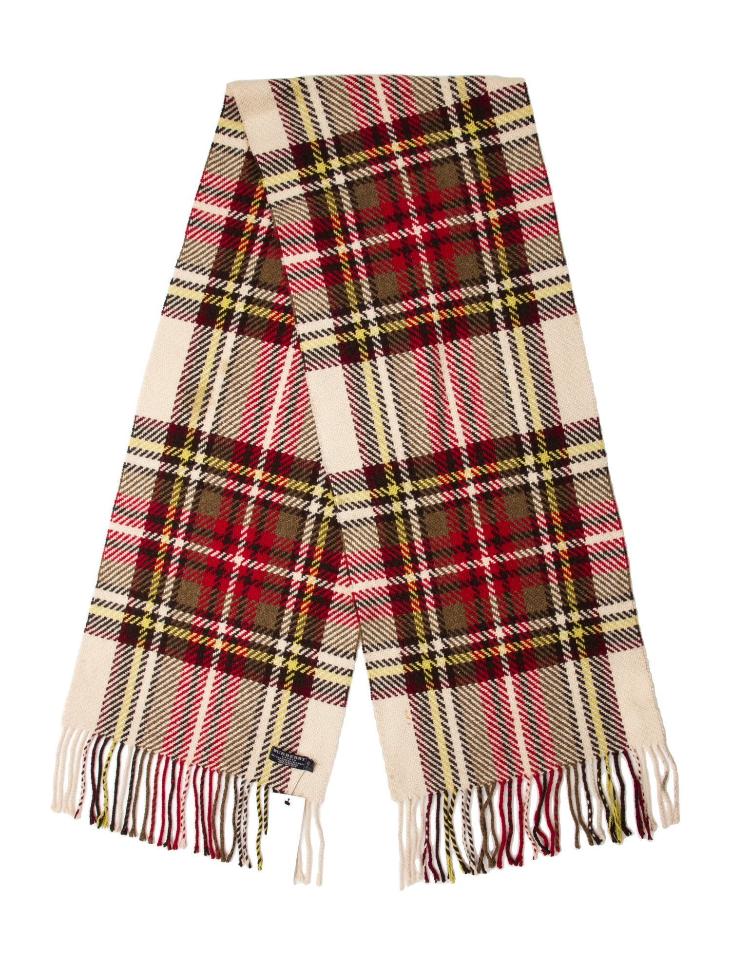 Burberry London Cashmere Striped Scarf