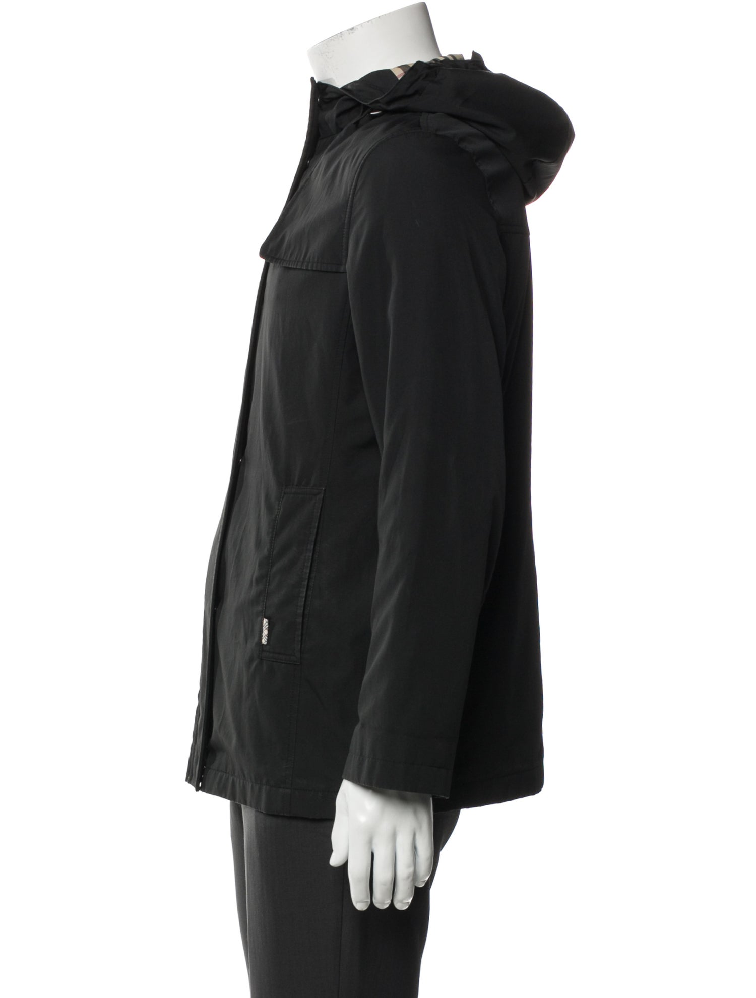 Burberry London Exploded Check Pattern Parka