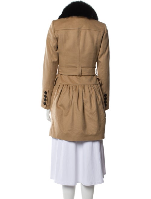 Burberry London Virgin Wool Fur Coat