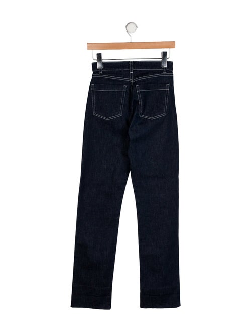Burberry London High-Rise Straight Leg Jeans