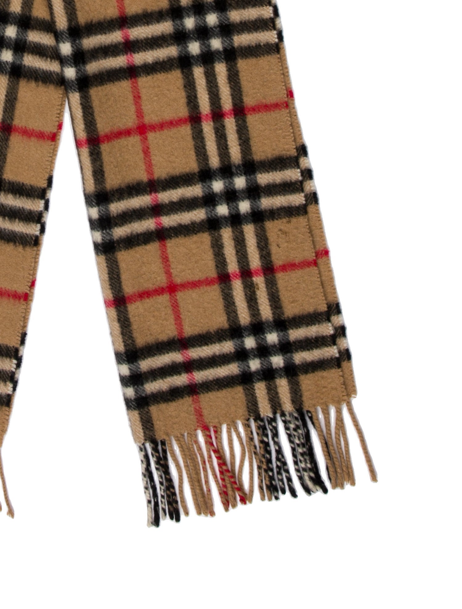 Burberry London Cashmere House Check Pattern Scarf