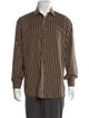 Burberry London Striped Long Sleeve Dress Shirt