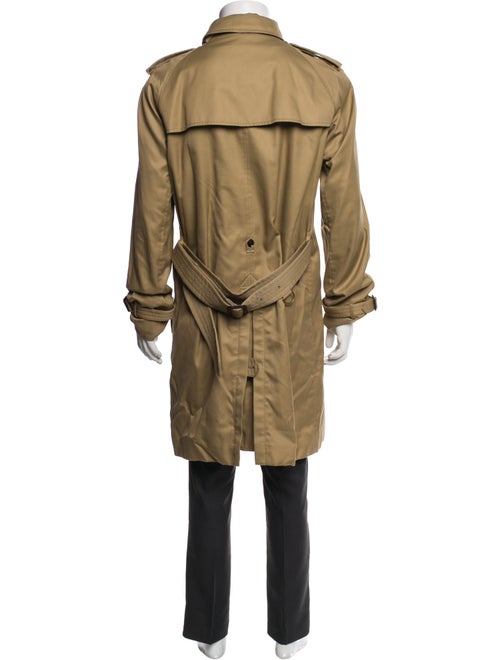 Burberry London Nova Check Pattern Trench Coat