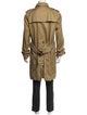 Burberry London Nova Check Pattern Trench Coat