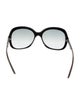 Burberry London House Check Pattern Oversize Sunglasses