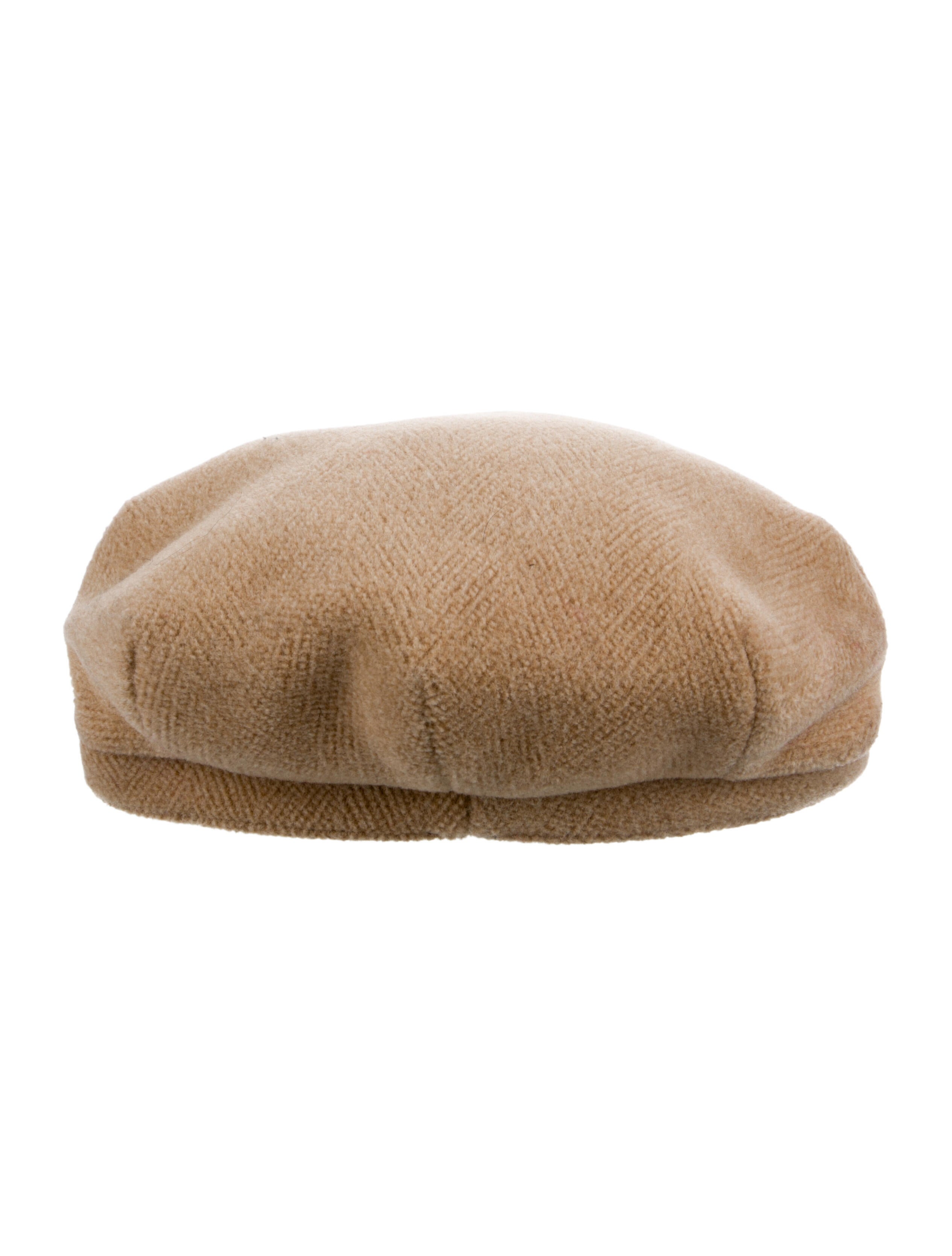 Burberry London Solid Wool Newsboy Hat