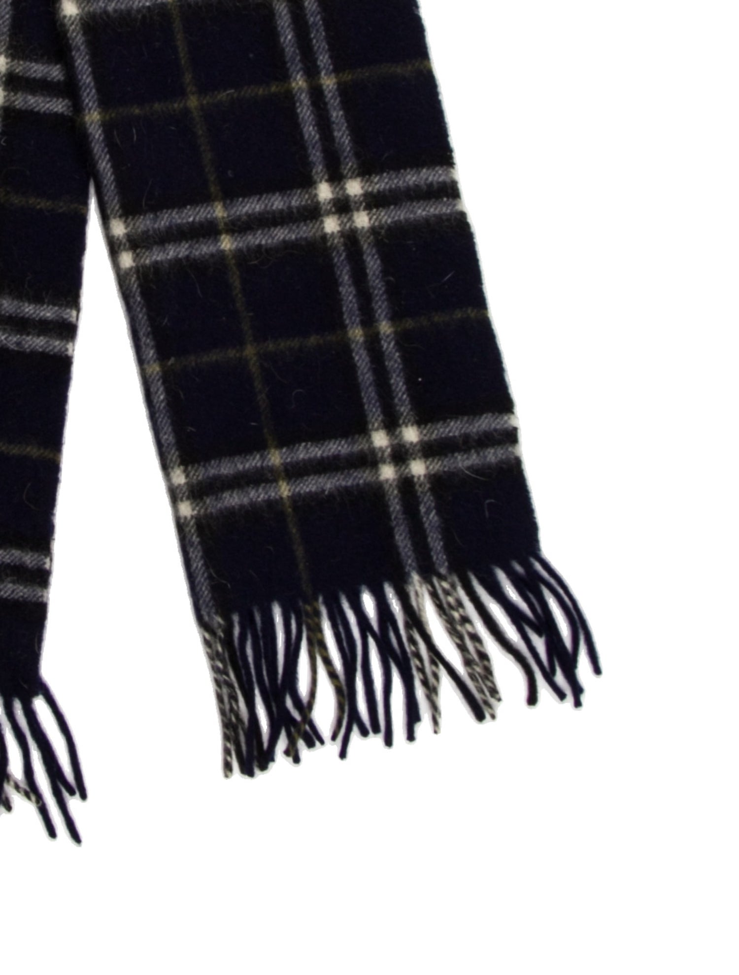 Burberry London Silk Plaid Print Scarf