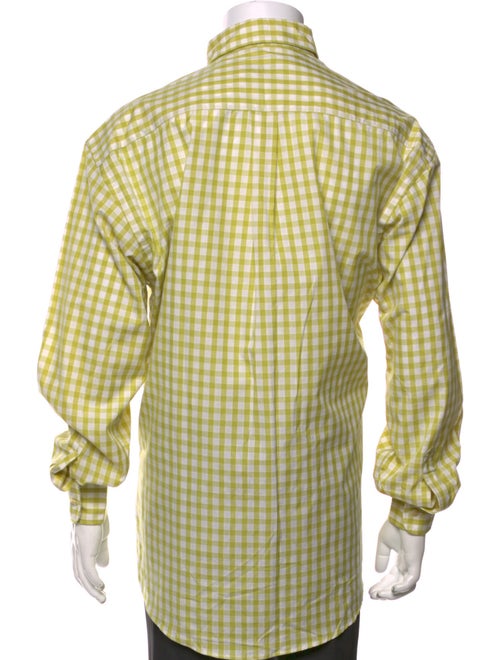 Burberry London Plaid Print Long Sleeve Shirt