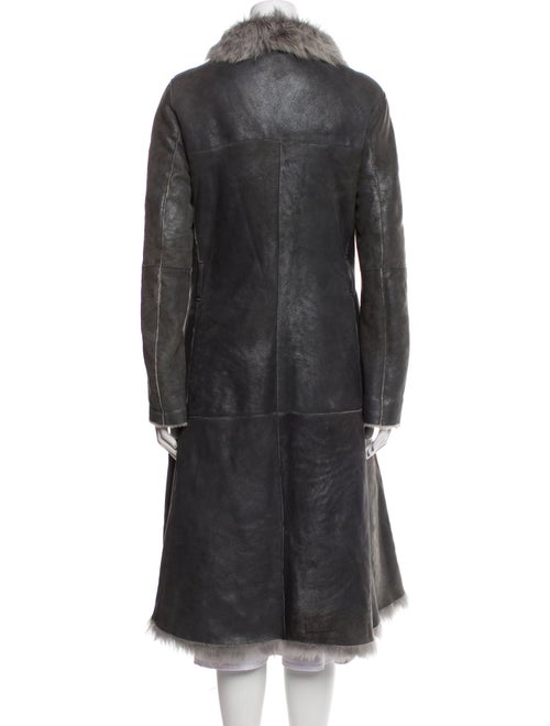 Burberry London Leather Faux Fur Coat