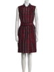 Burberry London Plaid Print Knee-Length Dress