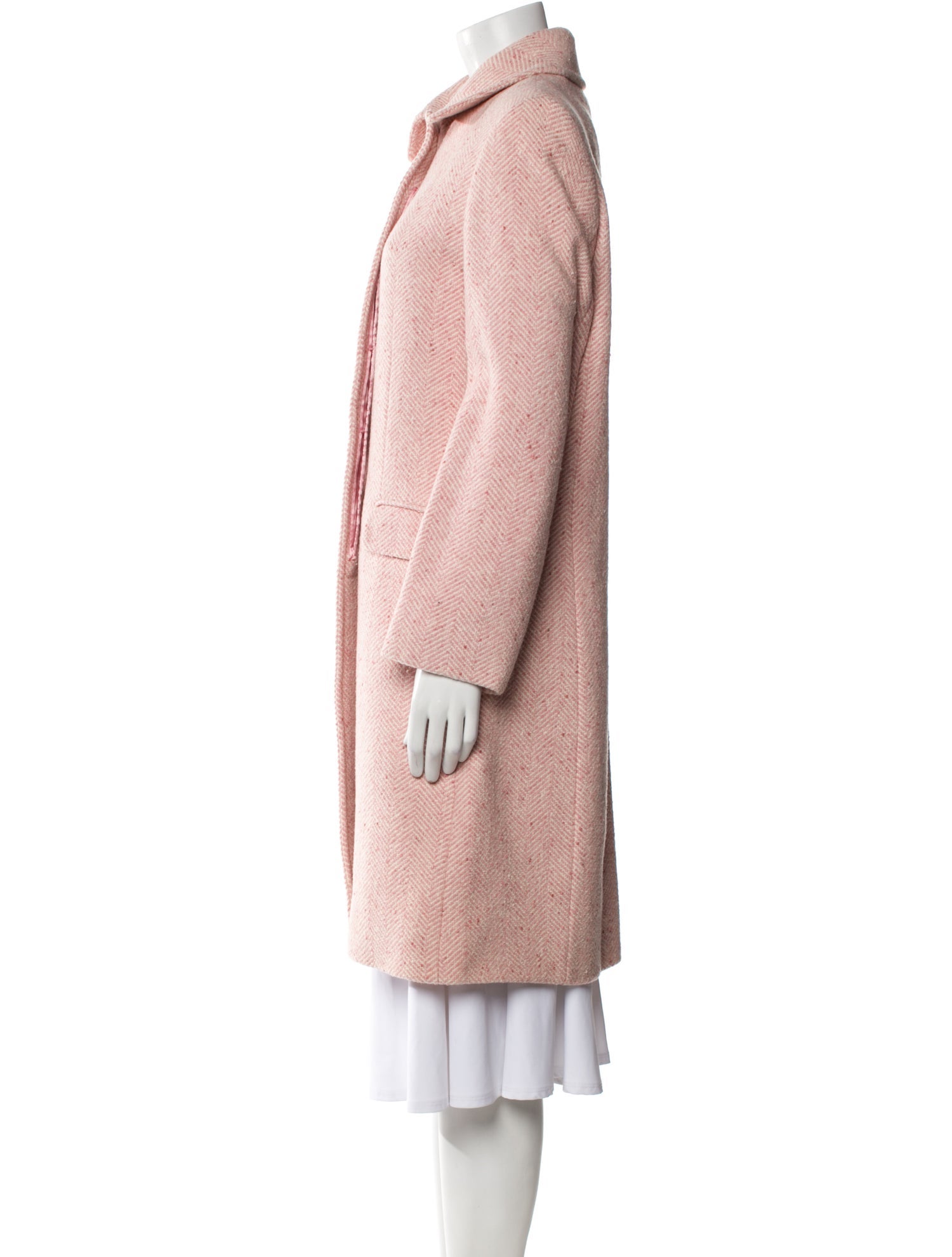 Burberry London Wool Striped Coat