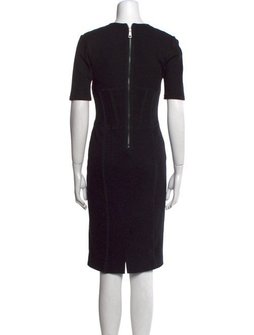 Burberry London V-Neck Knee-Length Dress